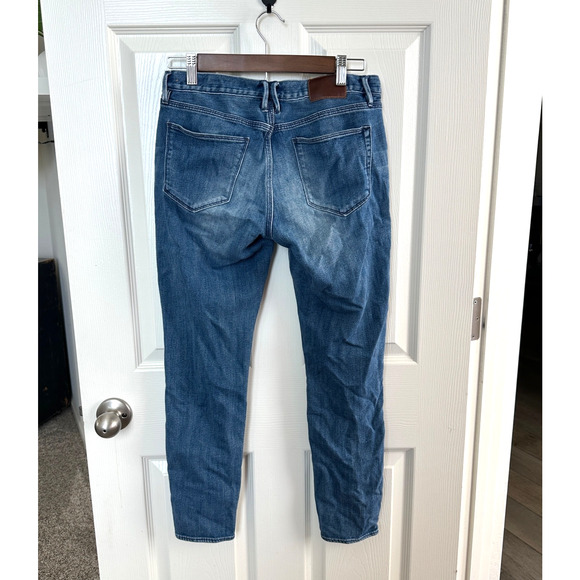 madewell skinny ankle jeans womens 28 mid rise stretch medium wash slim - Picture 2 of 10